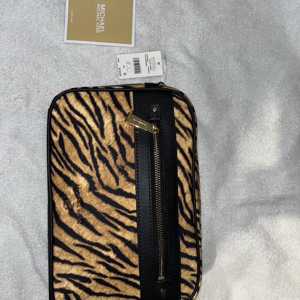 Michael Kors Zebra Print Clutch